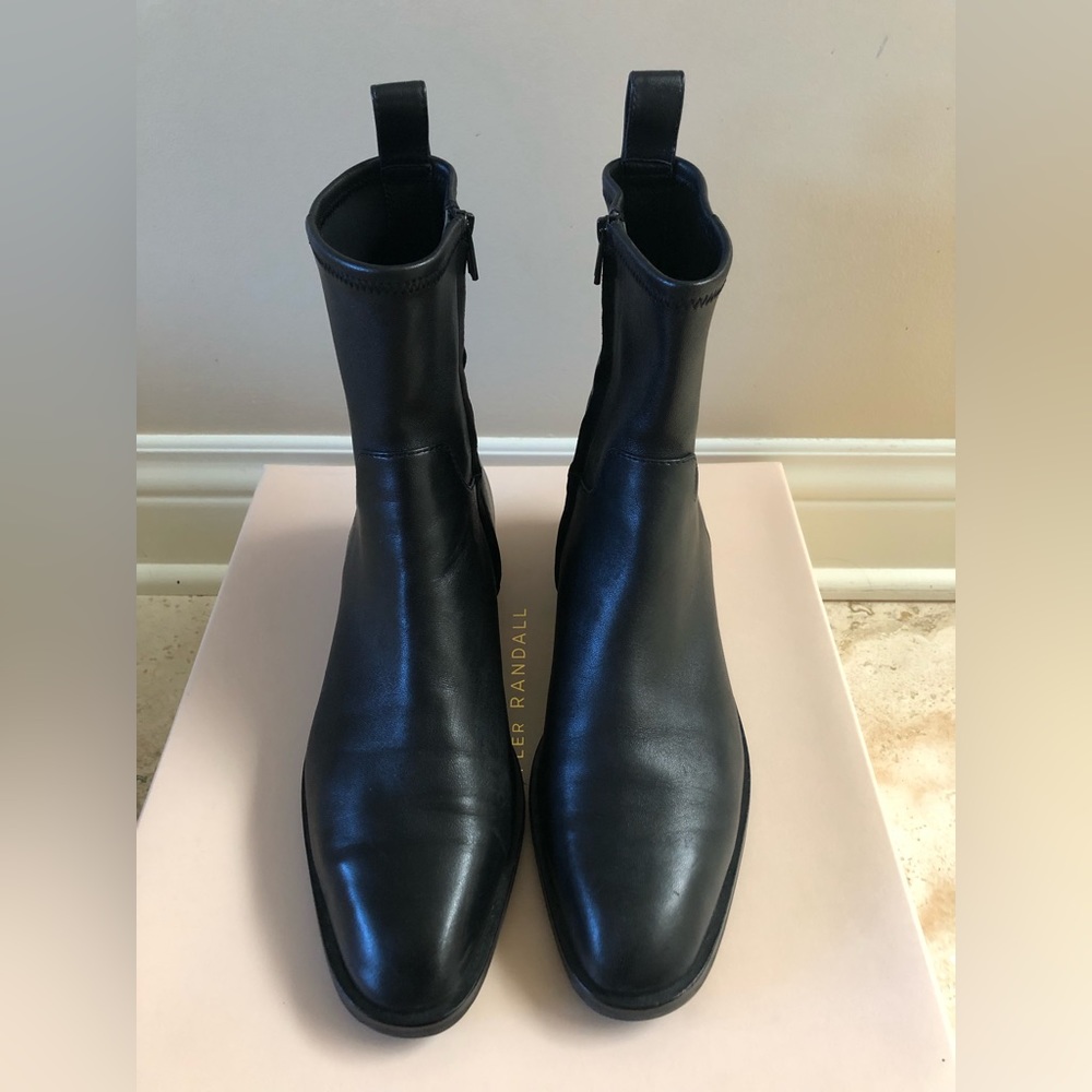 Loeffler Randall calfskin ankle boots size 8, like new!